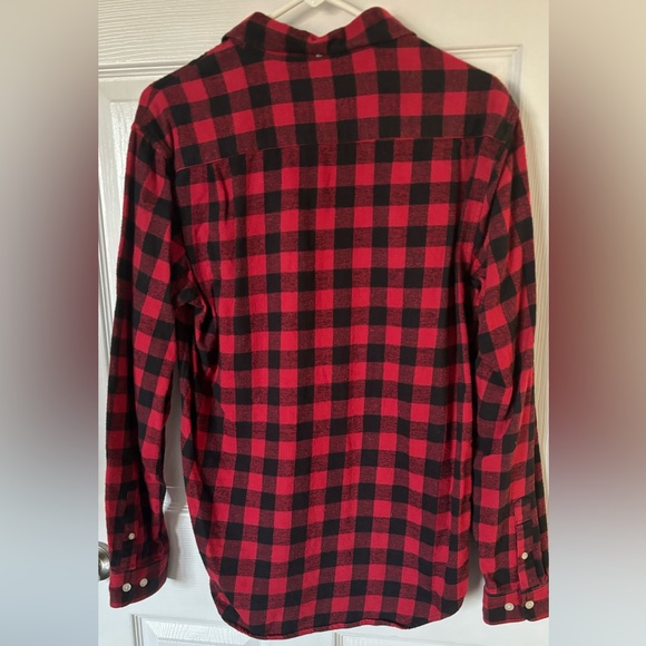 Supreme Flanel Red/black checkered shirt. - Picture 6 of 7